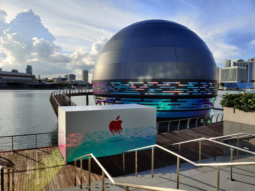 ¡Ya queremos ir! Apple abrirá una espectacular tienda flotante en Singapur