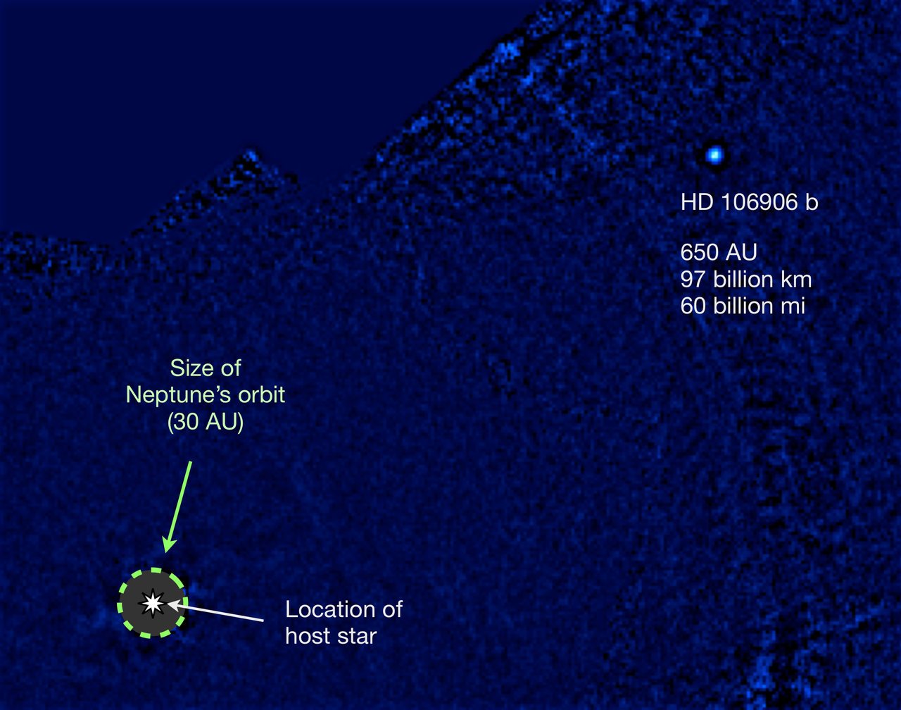 HD106906 b exoplaneta