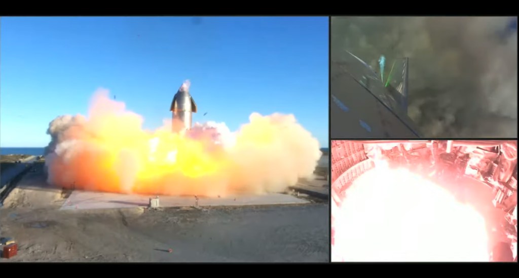 Nave SpaceX explosión video