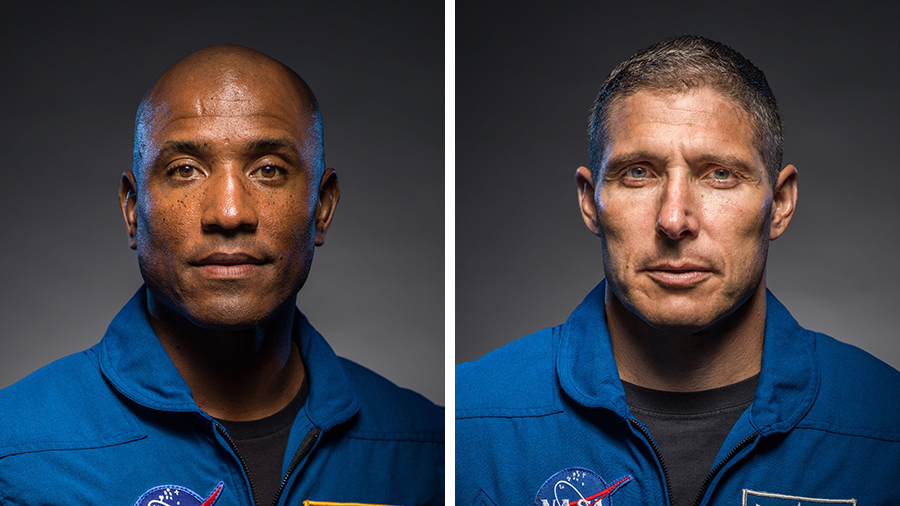 Victor Glover and Michael Hopkins. Foto de NASA.