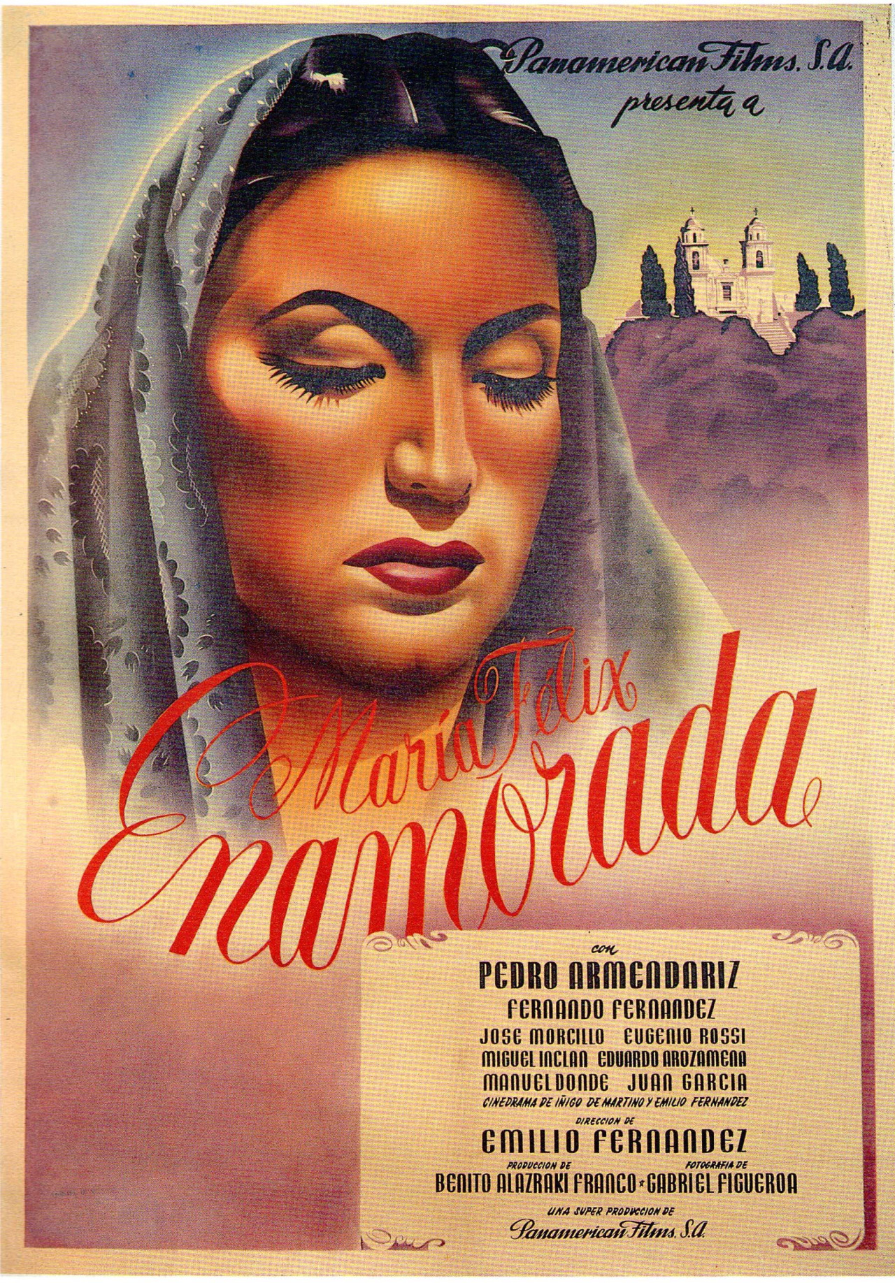 películas de maría félix enamorada